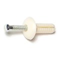 Midwest Fastener Screw Anchor, 3/4" L, Nylon, 100 PK 04076